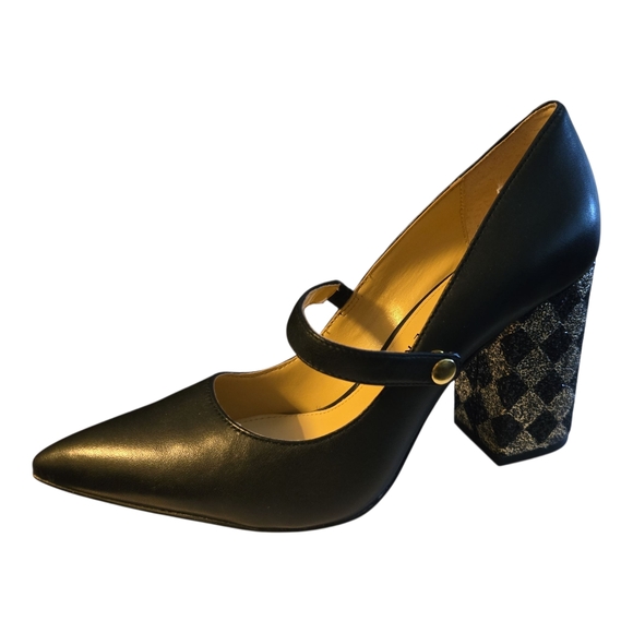 Katy Perry Collections Shoes - Katy Perry Collections The June-Nappa/Diamond Metalli Black